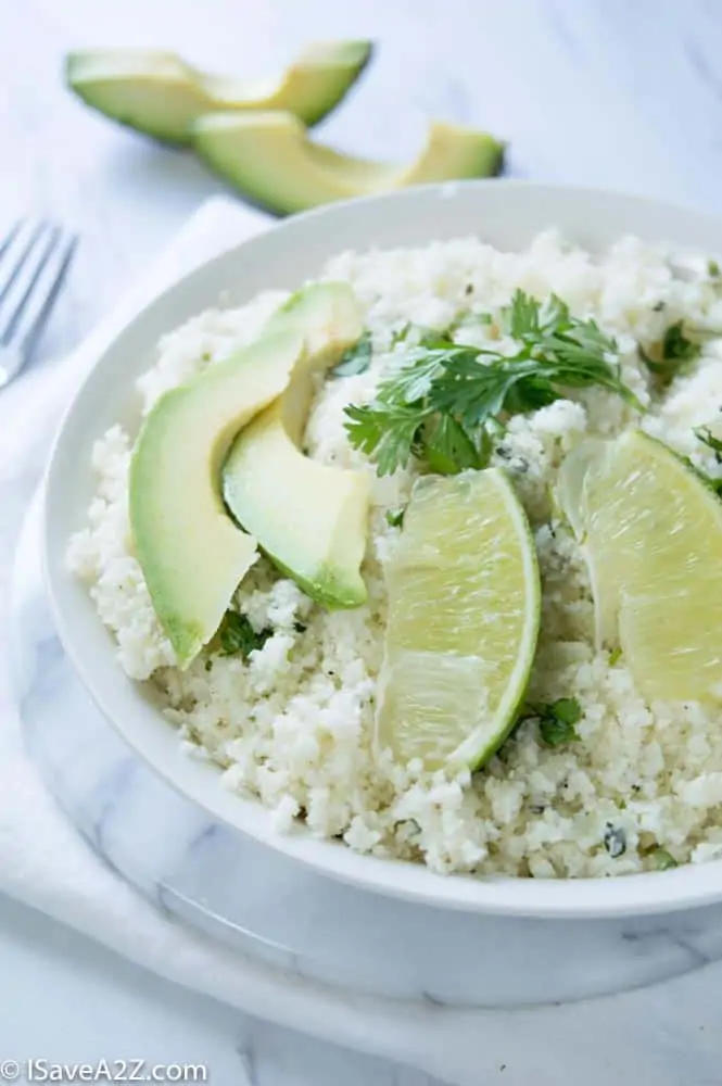 Cauliflower Rice with Cilantro and Lime
