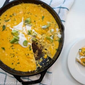 Chile Relleno Casserole recipe that's keto friendly