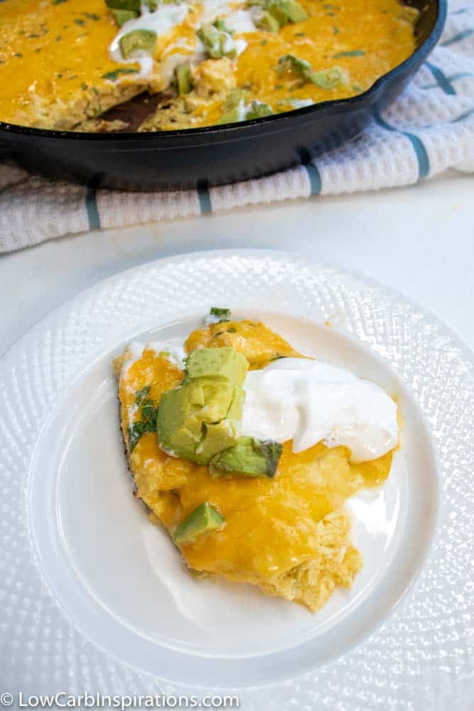 Chile Relleno Casserole recipe that's keto friendly