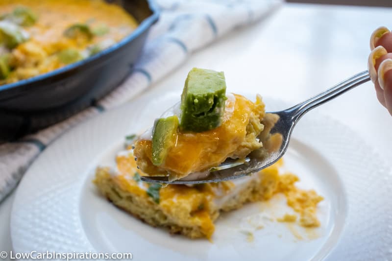 Chile Relleno Casserole recipe that's keto friendly