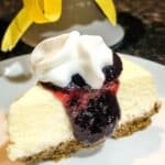 Keto Vanilla Cheesecake (made in a Pressure Cooker)