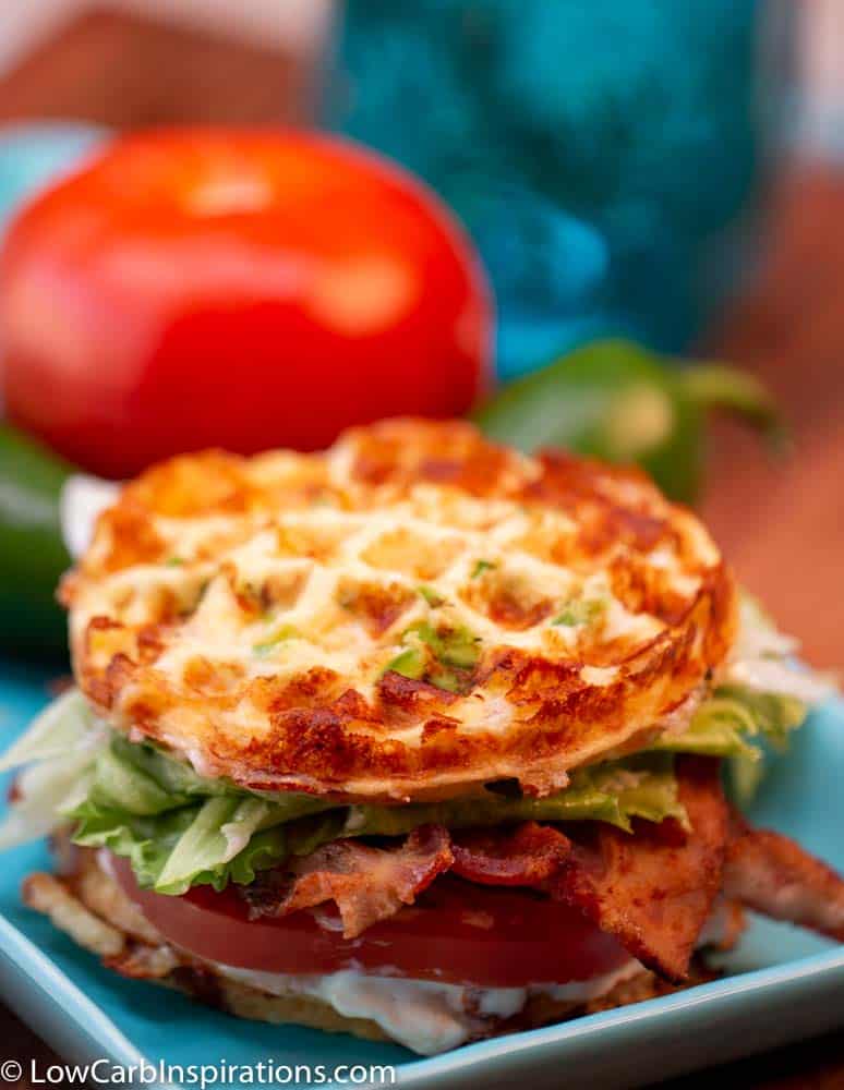 Keto BLT Chaffle Sandwich Recipe