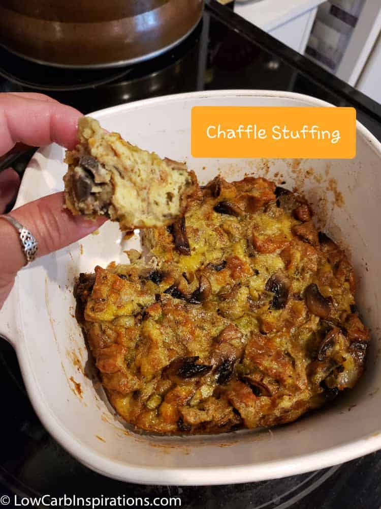 Keto Chaffle Stuffing Recipe