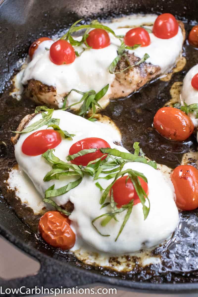 Keto Baked Chicken Caprese Recipe