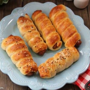 Homemade Soft & Chewy Pretzel Dogs Recipe