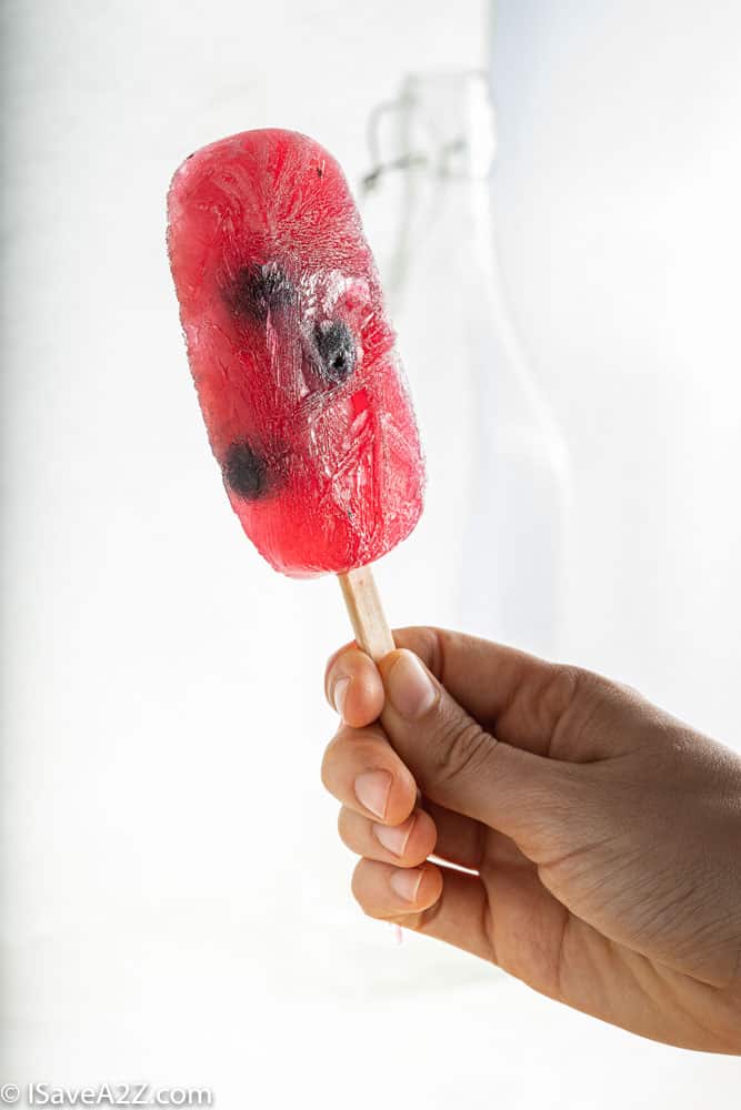 Low Carb Blueberry Lemonade Popsicles