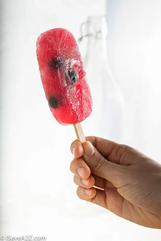 Low Carb Blueberry Lemonade Popsicles