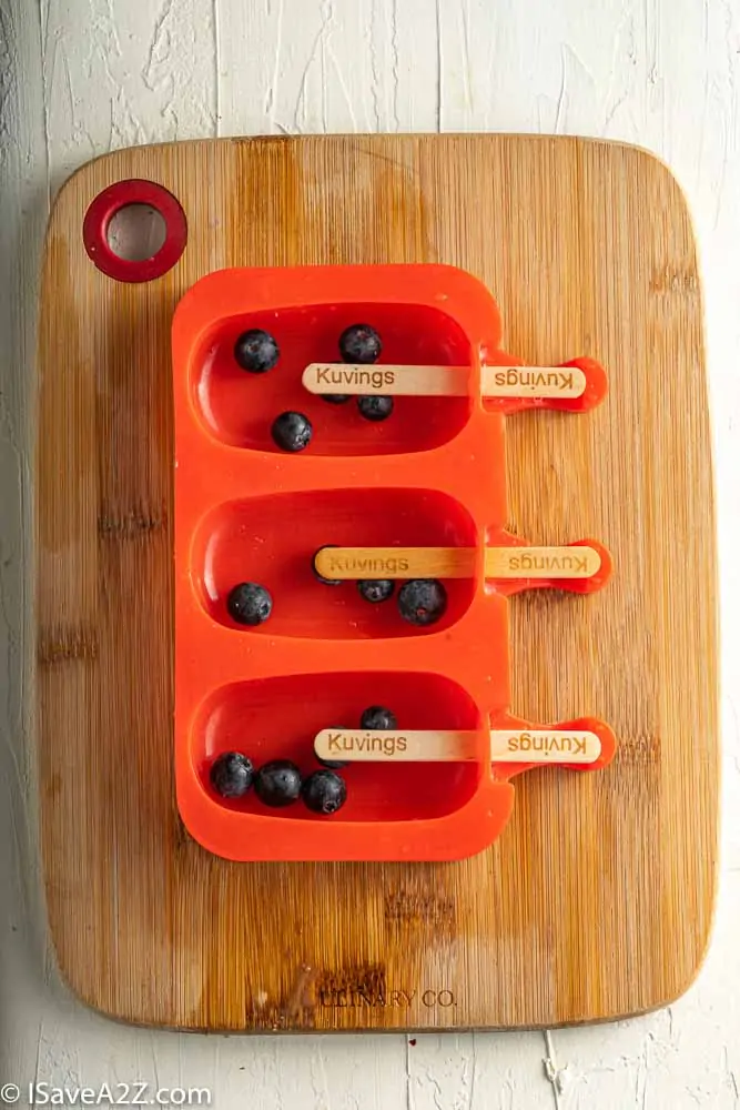 Low Carb Blueberry Lemonade Popsicles