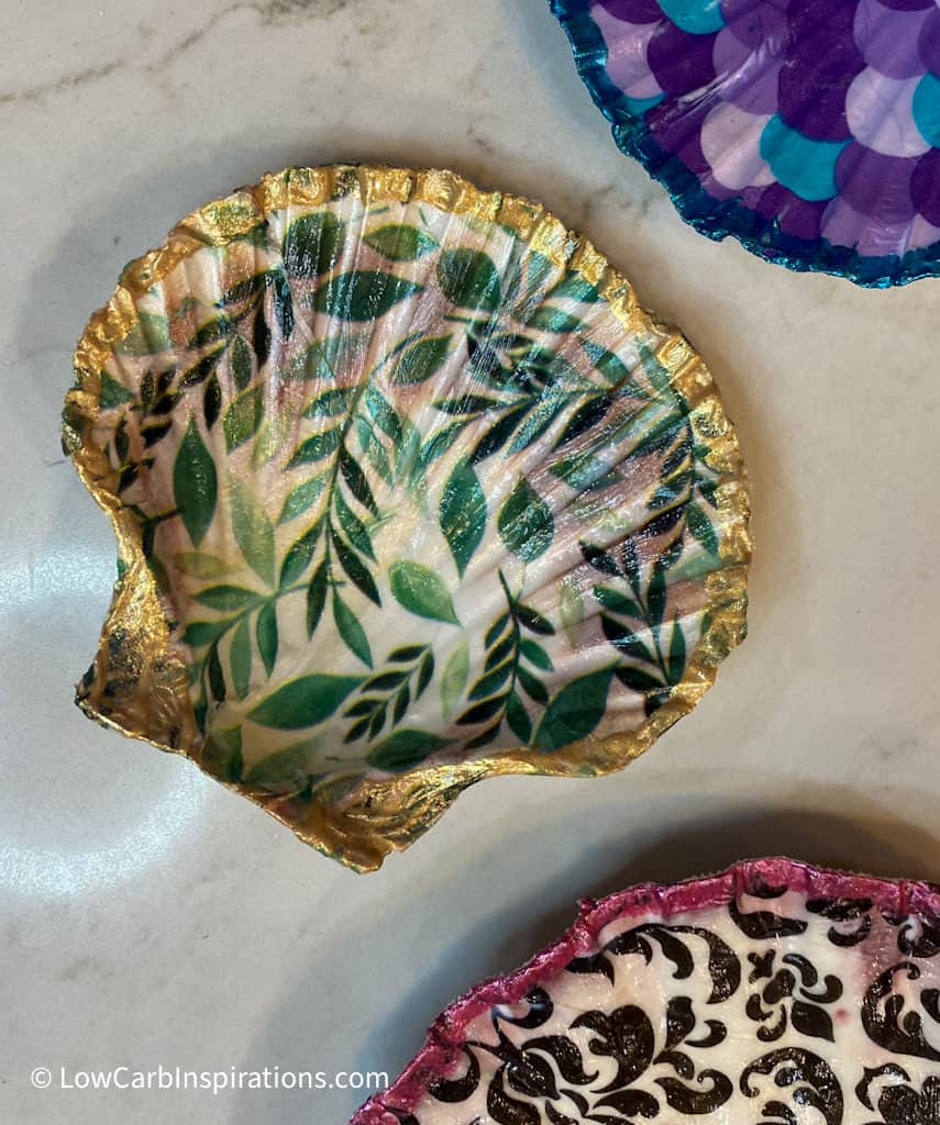 Decoupage Seashells DIY