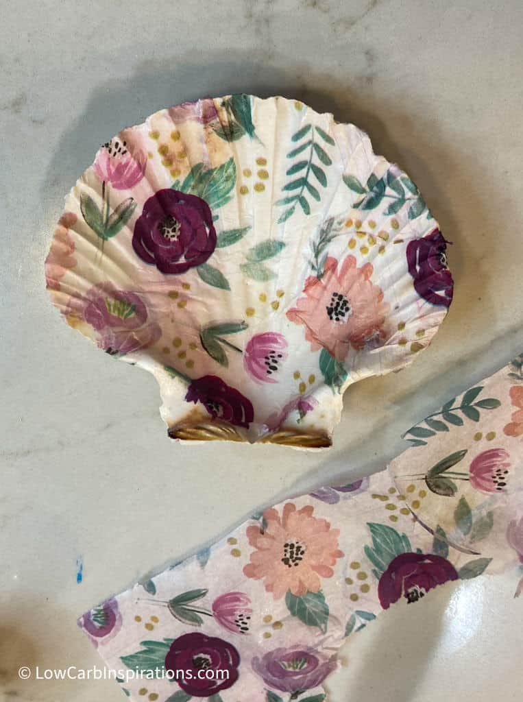 Decoupage Seashells DIY