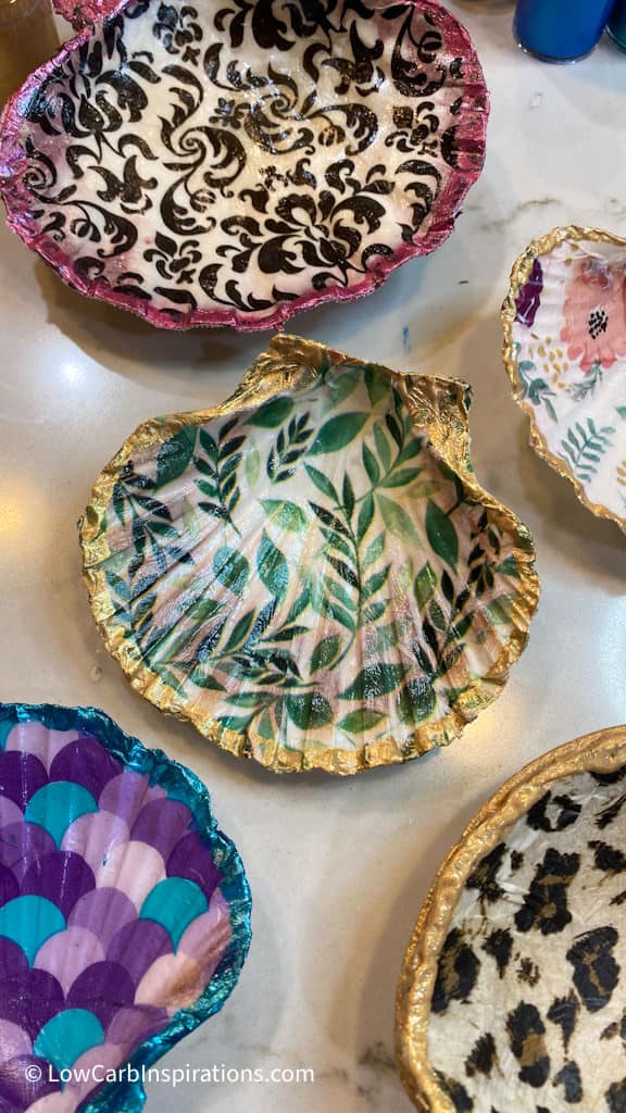 Decoupage Seashells DIY