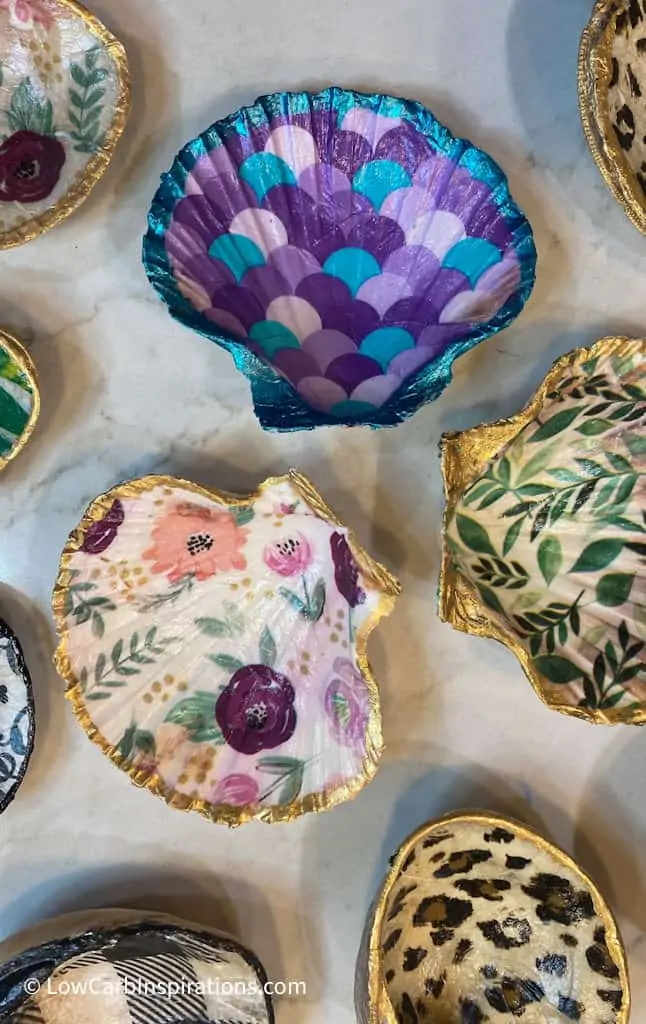 Decoupage Seashells DIY