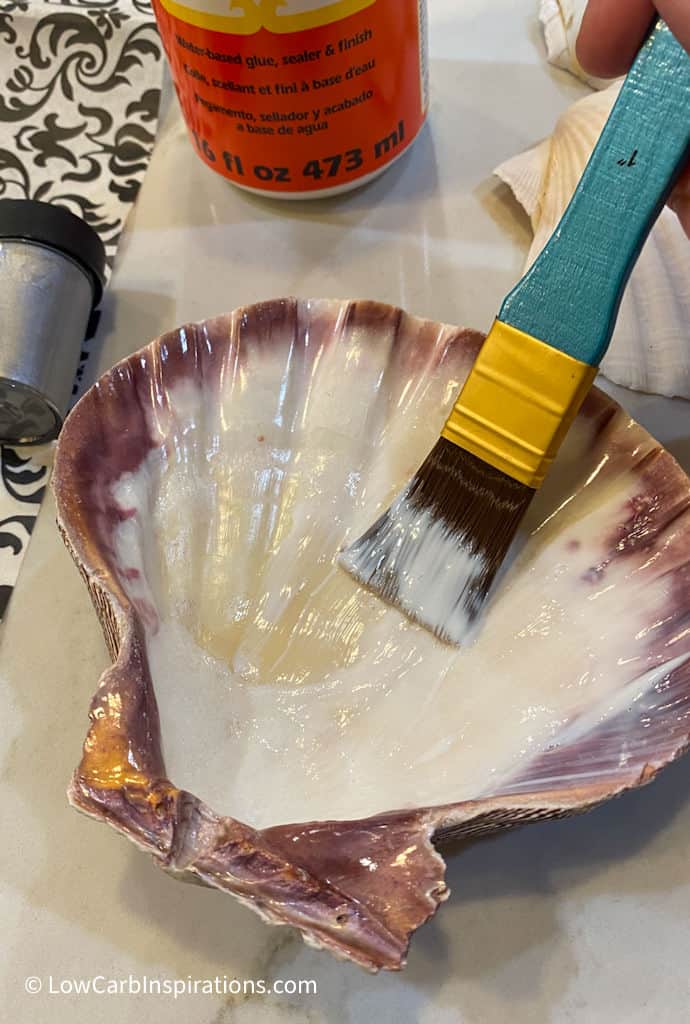 Decoupage Seashells DIY