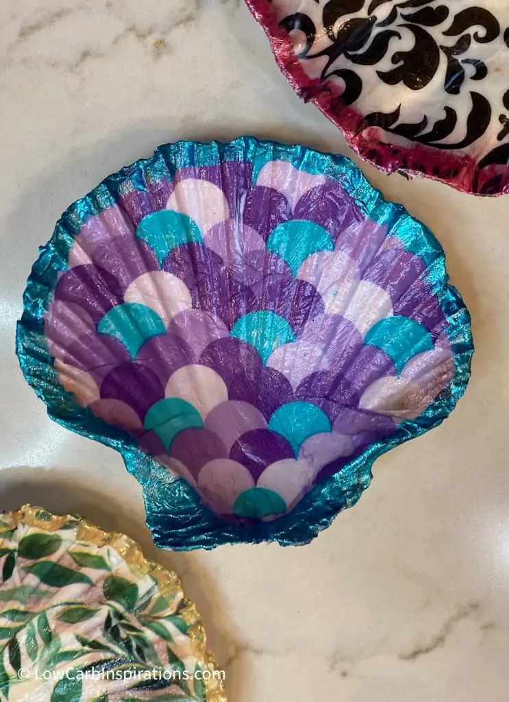 Decoupage Seashells DIY