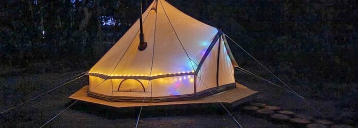 Bell Tent Tiny Home Living Option (with photos!)