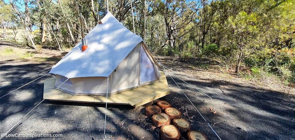 Bell Canvas Tent Tiny Home Option for Temporary Living