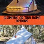 Bell Canvas Tent Tiny Home Option for Temporary Living