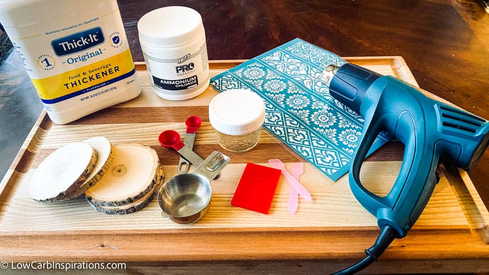 Homemade Burn Gel Recipe that includes a wood burning craft project