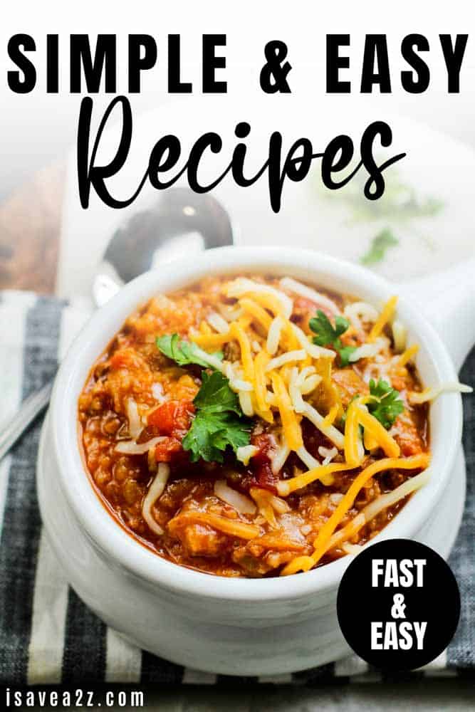 Fast and Easy Recipes