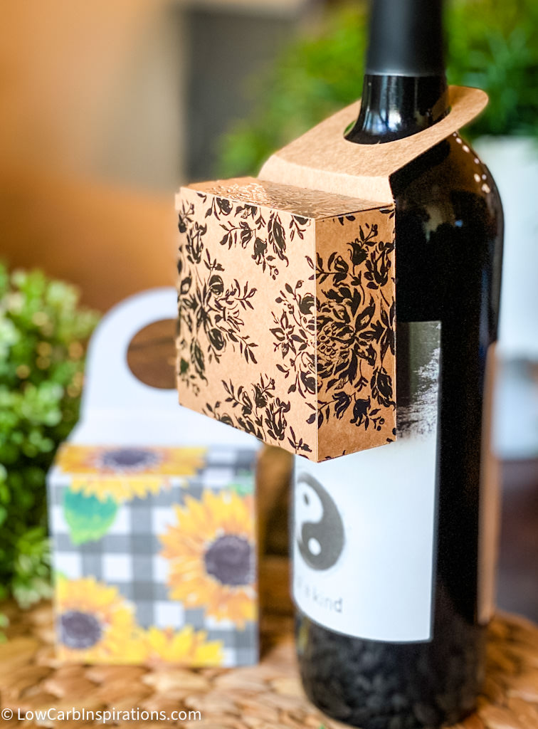 Wine Bottle Hanging Box Printable