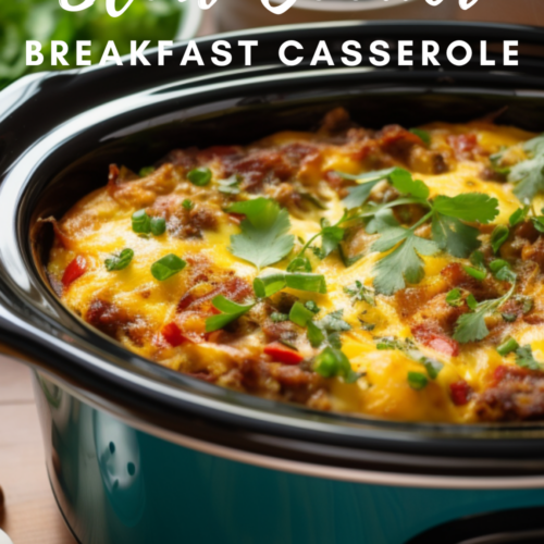 Crockpot Breakfast Casserole Recipe for a Large Family 